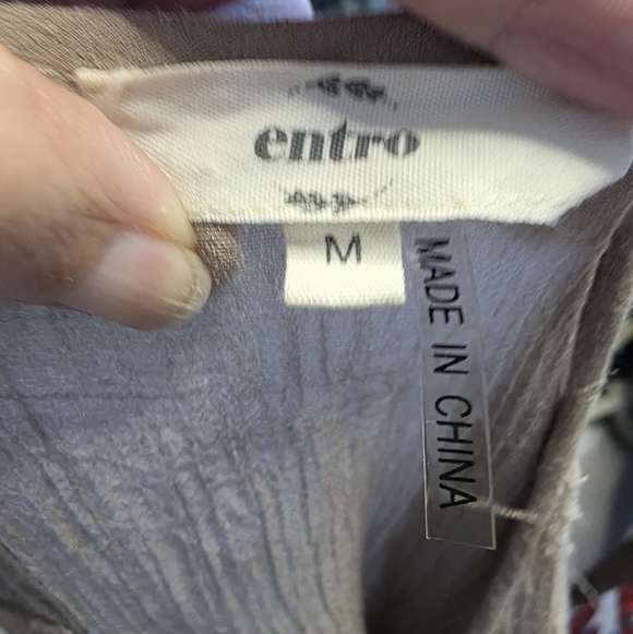 Entro Vintage Taupe Lace Dress Size Medium - Picture 4 of 7